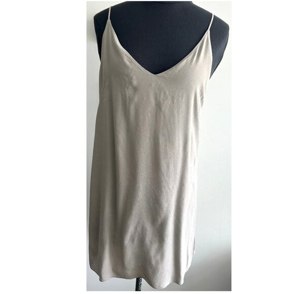 Wilfred Free Light Grey Mini Dress with Lining Sz M - Picture 1 of 8